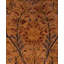 Tapis brun en laine noué à la main de style moderne Colella 2 pi 7 po x 4 pi 1 po