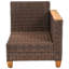 Mobilier d'extérieur bleu 8 avec chaises pivotantes, table de rangement, coussins épais, protection contre les intempéries, utilisation dans le jardin