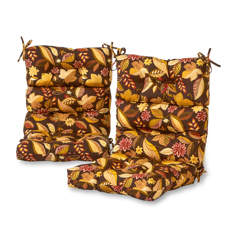 Lester Outdoor High Back Chair Cushion, Timberland Floral, 2