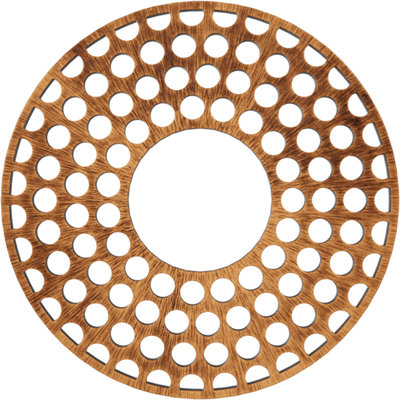 Médaillon de plafond en PVC de qualité architecturale 16 po x 5 3/4 po x P 3/4 po