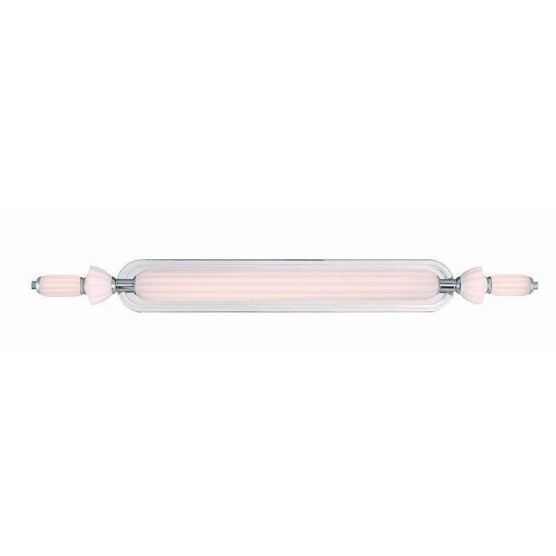 Lansdowne, Vanity, 39", Opal Glass, Polished Nickel