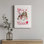 «Be Mine Basset» par Deb Strain, reproduction d'art