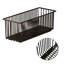 Pull Out Wire Baskets, Heavy Duty Carbon Steel Slide-Out Storage Drawers for Narrow 200mm Kitchen Cabinets – Undershelf Pantry Organizer, No-Drill Sliding Basket for Bathroom, Office, 2pcs