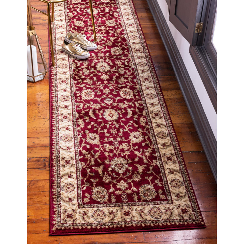 Niles Oriental Area Rug, Runner 2' x 6'1", Red