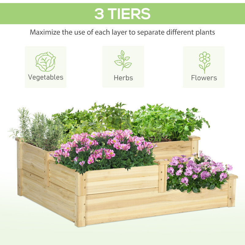 3 Tier Raised Garden Bed