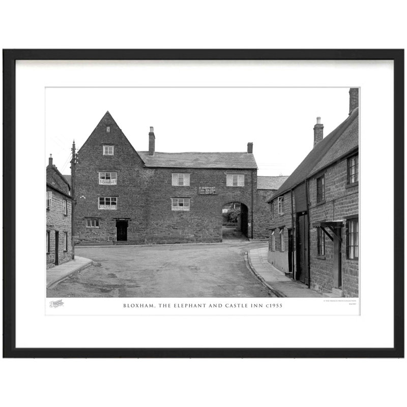 Bloxham, The Elephant And Castle Inn C1955 by Francis Frith - Single Picture Frame Print, 60cm H x 80cm W x 2.3cm D