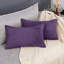  Housse de coussin décoratif en velours côtelé avec motif à rayures - ensemble de 2 - Carré-6537971-6537966