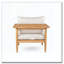 Chaise longue d'extérieur en bois d'acacia