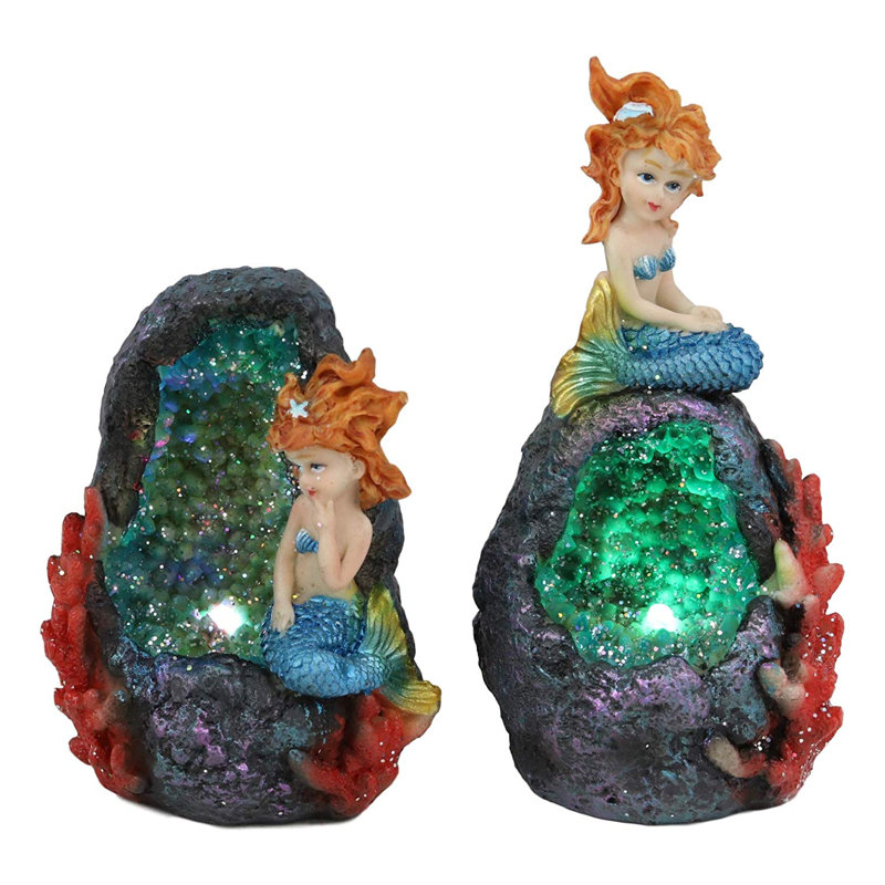 Ensemble de 2 figurines de sirène berkowitz