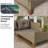 Patio Sofa Set with Coffee Table-1570946366
