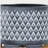 CERAMIC 5" AZTEC PLANTER ON WOODEN STAND, GRAY-1565248655