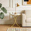 Petite table d'appoint avec structure en métal