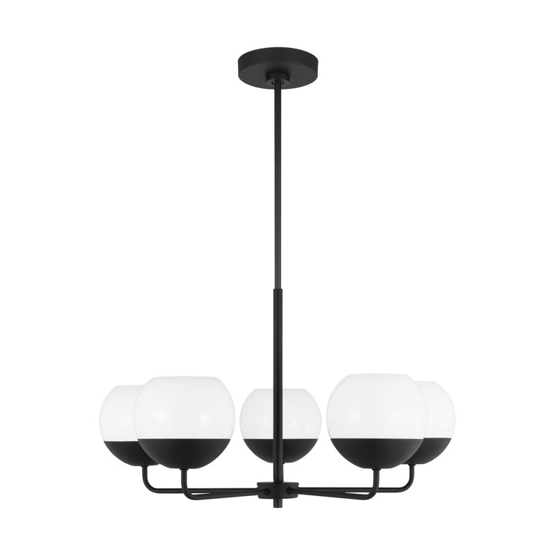 Lustre à cinq lumières Avoca, Nuit noire