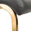 Chaise d'appoint rembourrée en similicuir H 18,5 po Haugen-31381534-40759746-119009919