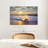 Sunset Over Beach Canvas Print-854090801