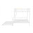 Full XL Over Queen Metal Bunk Bed With Trundle-393162847