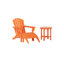 Chaise Adirondack en plastique avec repose-pieds Altura-87465143