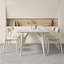 Nordic simple rectangular dining table set-104026350