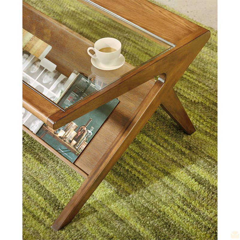 Table basse avec verre trempé