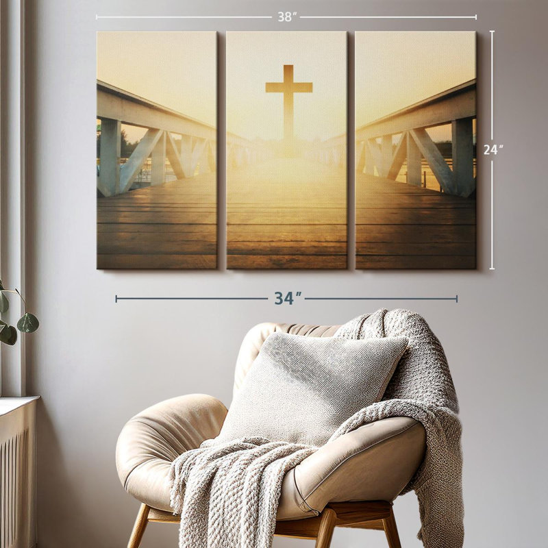 " Beyond The Cross ", 24" H x 38" W x 1.25" D
