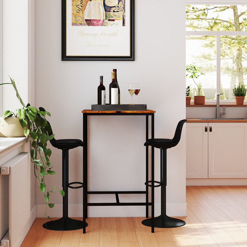 Metal Base Dining Table