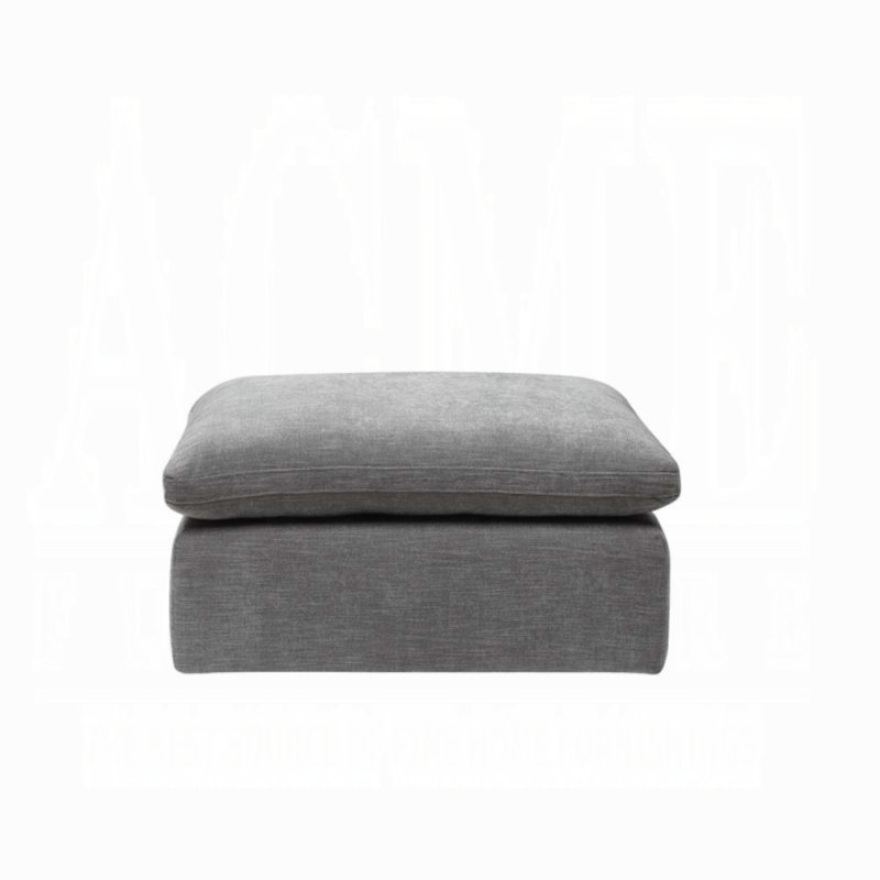 Naveen Modular - Ottoman, Gray Linen