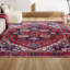 Tapis rouge / bleu marine Aailiyah Ornate-75080104