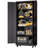 71"H Metal Garage Storage Cabinet with Wheels and Lock, Heavy Duty Rolling Metal Cabinet, 4 Adjustable Shelves (180lb Each), 3-Point Locking Security, for Tool Organization in Garage, Workshop, Office