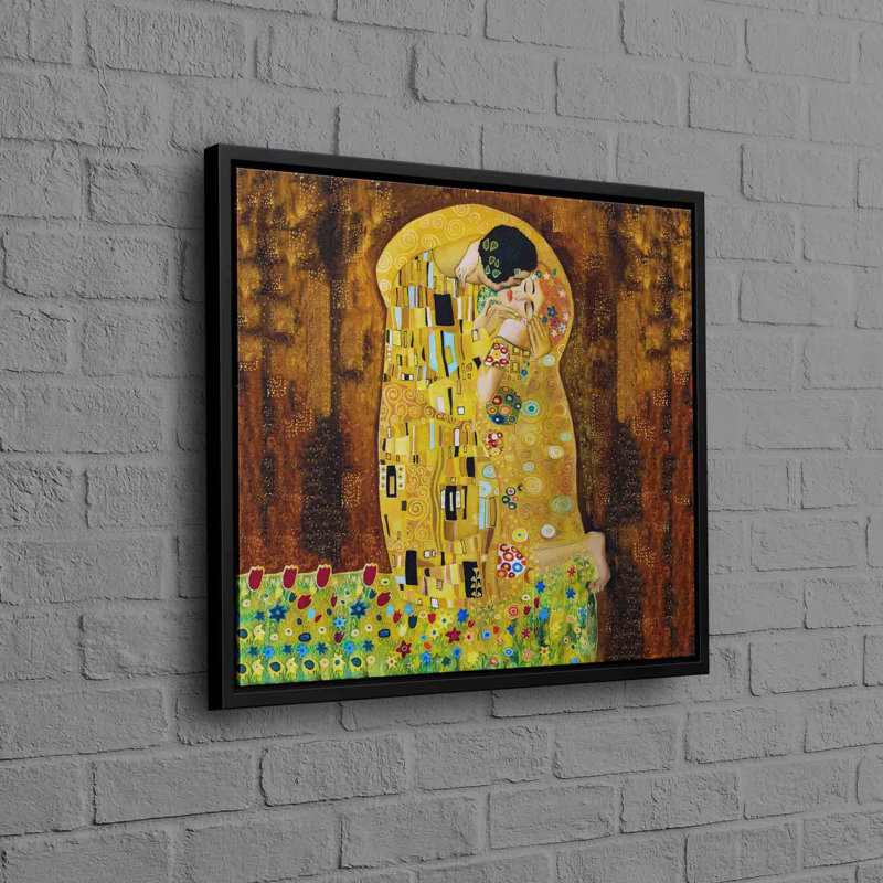 Print on Canvas, 20 cm H x 20 cm W, Framed Print without Mat, Black