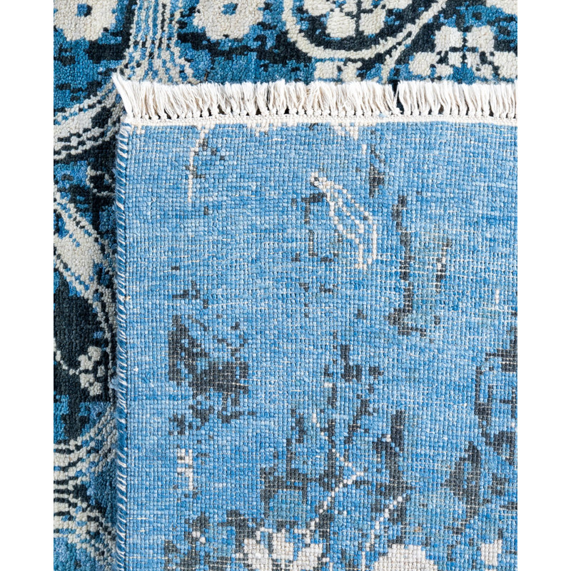 Overdyed One-of-a-Kind 8' 3" X 9' 10" Hand Knotted Area Rug