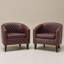 Fauteuil demi-tonneau capitonné 2 pièces Oscar-88292654