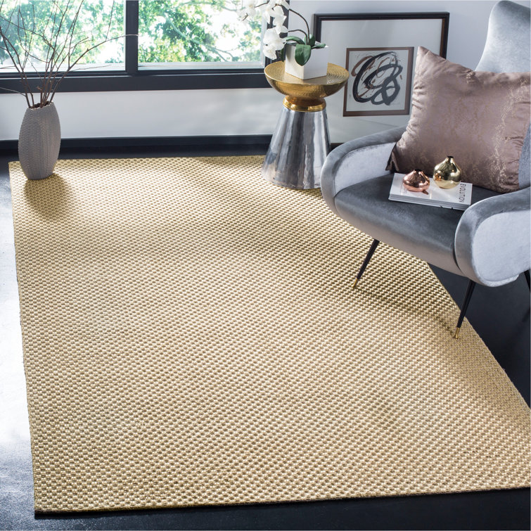 Tapis de performance uni tissé à la main Adelmar