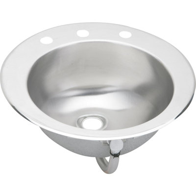 Asana Circular Drop-In Bathroom Sink with Overflow