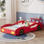 Lit plateforme en bois avec roulettes-130618588