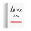 La Vie En Rose Contemporary Wall Art Print-134818860