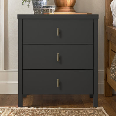 Table de chevet 3 tiroirs Pruitt Modern