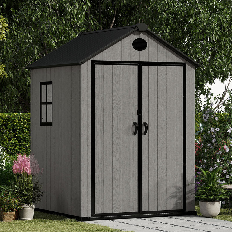 6x6FT Apex Roof Garden Tool Shed
