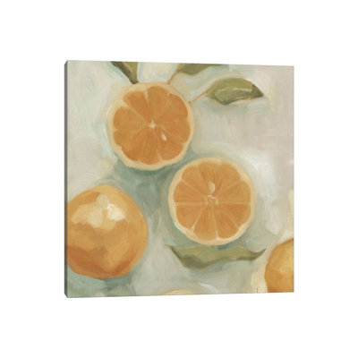 Citrus Study In Oil I by Emma Scarvey - Wrapped Canvas Print