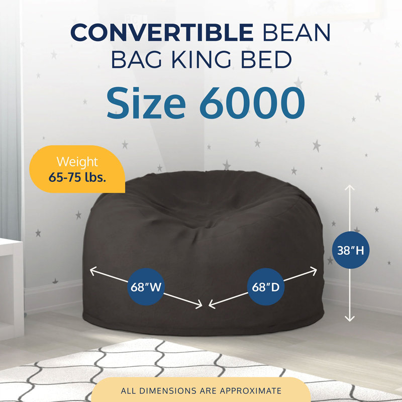 Microfiber / Microsuede Classic Bean Bag