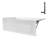 Streamline 60 in. x 32 in. Acrylic Left-Hand Drain Alcove Bathtub in Glossy White With External Drain-108366730