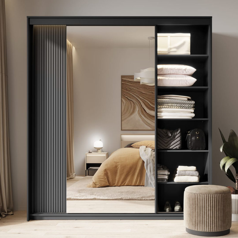 Trend 2 Door Manufactured Wood Wardrobe