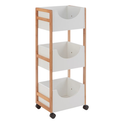 Bailar Solid Wood Bar Cart