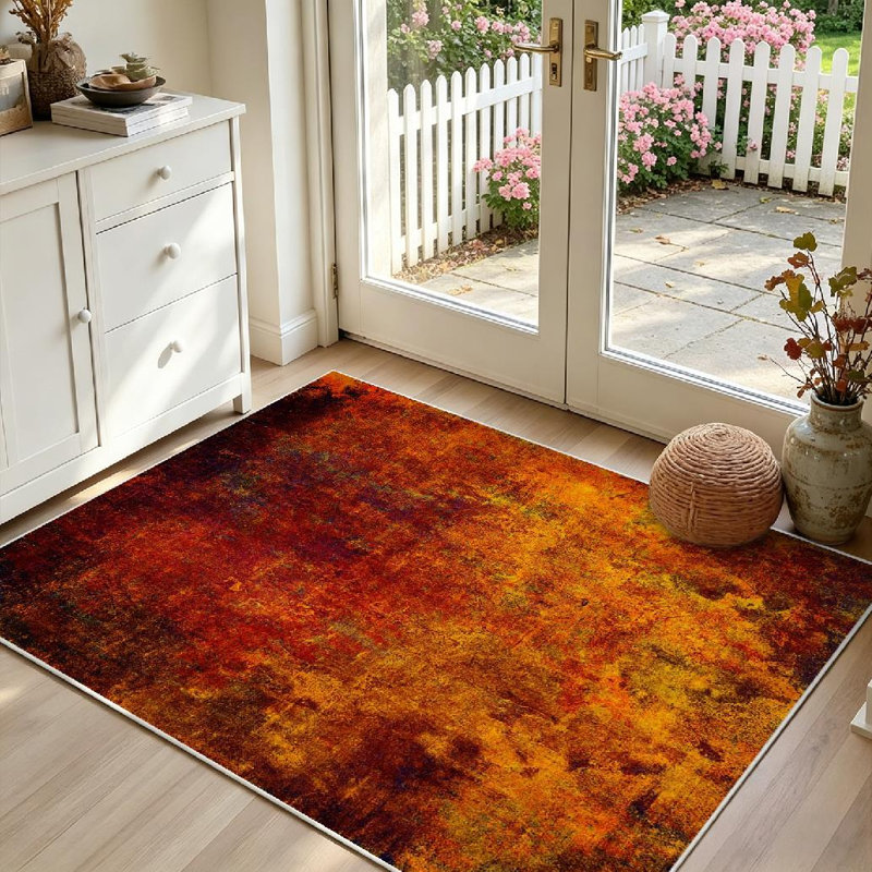 Tapis intérieur transparent lavable à la machine avec espace, Rectangle 39 po x 63 po