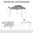 Outsunny 11' X 11' Pop Up Canopy-112831159-112831156