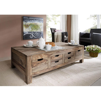 Nature Solid Wood Four Leg Coffee Table