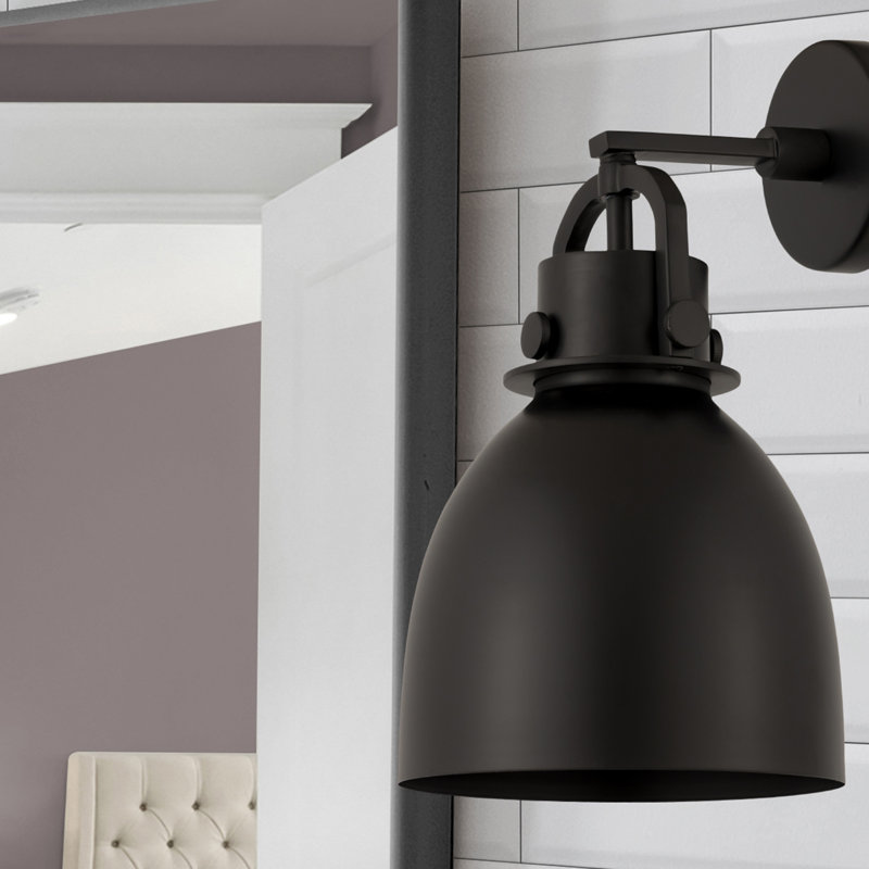 Badillo Armed Sconce, Matte Black