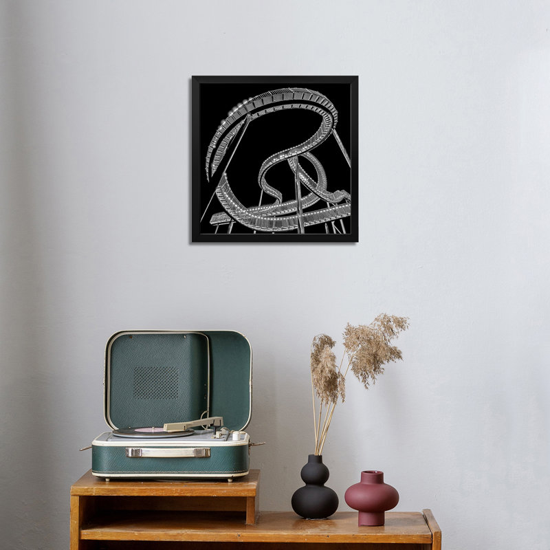 Affiche encadrée Lightsnake par Holger Schmidtke, H 16 po x l 16 po