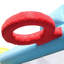 Jeu gonflable 12 'x 6' avec glissade