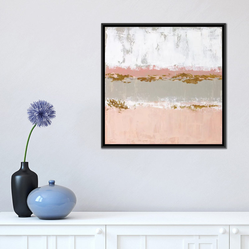 Sedona Sunrise - Print, 26" H x 26" W x 1.5" D, Black Framed Canvas, No Mat