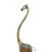 Wynn Metal Tall Giraffe Sculpture with Embossed Scrollwork